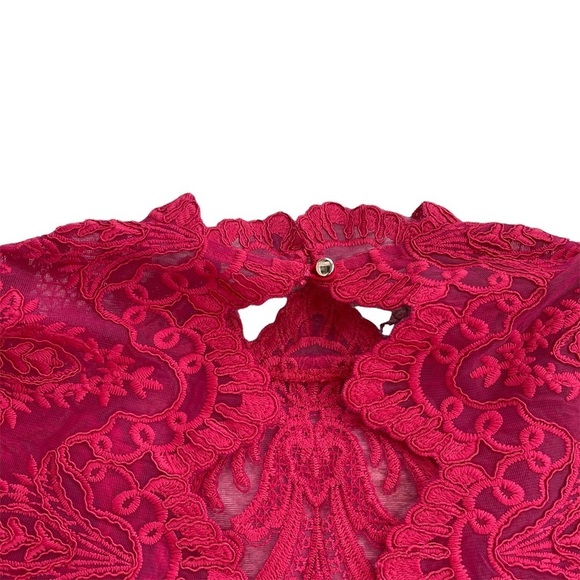Saylor Red Raspberry Rita Lace dress - Picture 13 of 15
